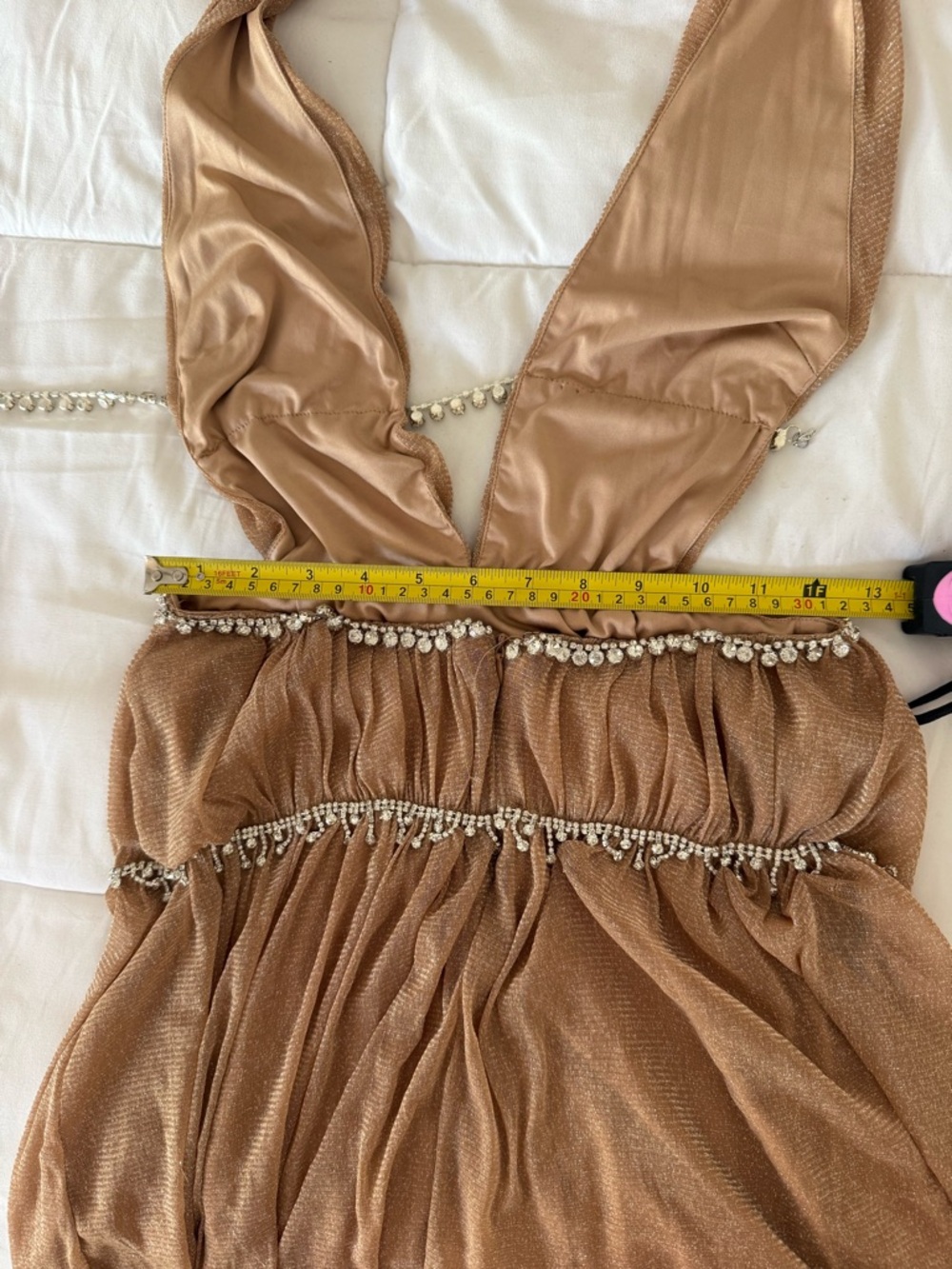 Falling star glitter mesh dress small - Picture 4 of 6